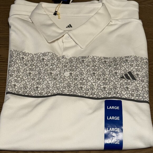 New Adidas Golf Polo Shirt  Large - Picture 1 of 4